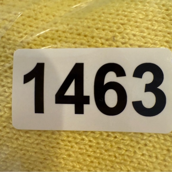 Vintage 60s Midi Knit Dress Women’s Small Yellow Cream Button Up Collar Feminine - Picture 9 of 9